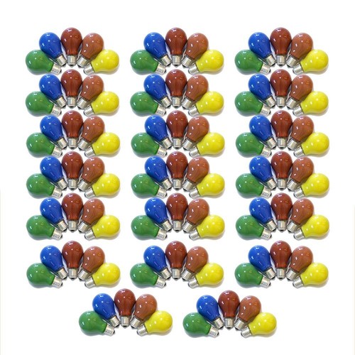 100 glühbirnen farbig - 100, x
