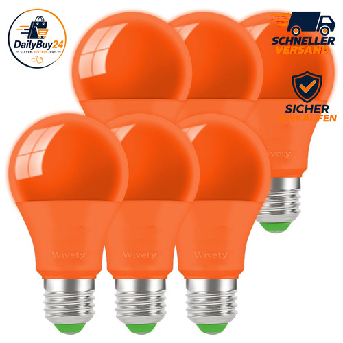 Led glühbirne e27 orange - led,