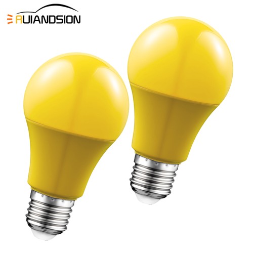 Farbige led leuchtmittel - 2x,