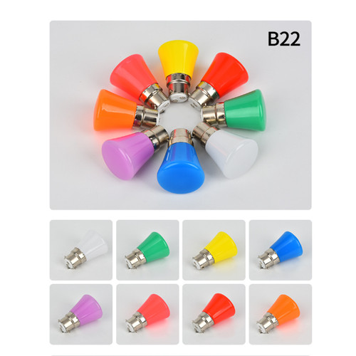 E27 b22 bunte - bunte, led