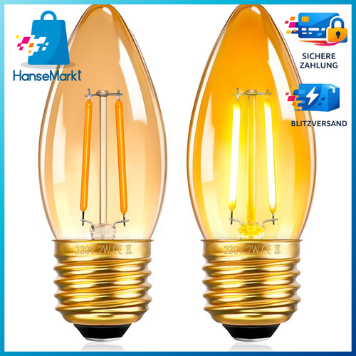 Led glühbirne e27 amber - led,